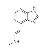 N-methyl-2-(7H-purin-6-yl)ethenamine Structure