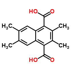 2,3,6,7-tetramethylnaphthalene-1,4-dicarboxylic acid Structure