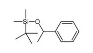 tert-butyl-dimethyl-(1-phenylethoxy)silane Structure