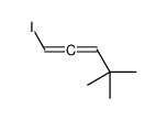 1-iodo-4,4-dimethyl-penta-1,2-diene结构式