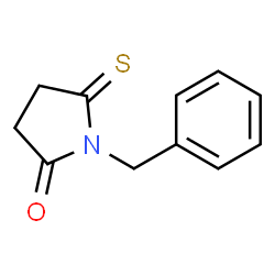 2-Pyrrolidinone,1-(phenylmethyl)-5-thioxo-结构式