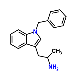 2-(1-BENZYL-1H-INDOL-3-YL)-1-METHYL-ETHYLAMINE structure