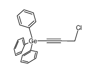(3-chloroprop-1-yn-1-yl)triphenylgermane Structure