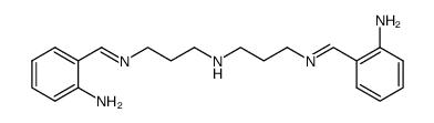 2,6,10-triaza-1,11-bis(2'-aminophenyl)-undeca-1,10-diene结构式