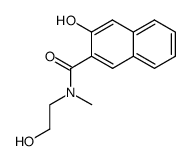 3-Hydroxy-naphthalene-2-carboxylic acid (2-hydroxy-ethyl)-methyl-amide Structure