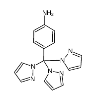 1-amino-4-(tris(pyrazol-1-yl)methyl)benzene结构式