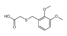 (2,3-dimethoxy-benzylsulfanyl)-acetic acid结构式