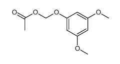 3,5-Dimethoxy-1-acetoxymethoxy-benzuol Structure
