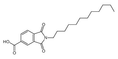 2-dodecyl-1,3-dioxoisoindole-5-carboxylic acid Structure