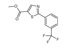 METHYL 2-(3-(TRIFLUOROMETHYL)PHENYL)THIAZOLE-5-CARBOXYLATE Structure