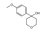 4-(4-methoxyphenyl)tetrahydro-2H-pyran-4-ol结构式