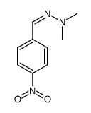 1,1-Dimethyl-2-(4-nitrobenzylidene)hydrazine结构式