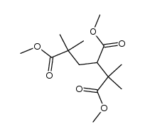 trimethyl 2,3,5-trimethylhexane-2,3,5-tricarboxylate Structure