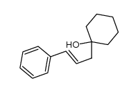 1-[(2E)-3-phenylprop-2-en-1-yl]cyclohexanol Structure