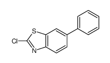 2-Chloro-6-phenyl-1,3-benzothiazole结构式