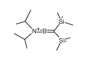 {bis(trimethylsilyl)methylene}(diisopropylamino)borane结构式