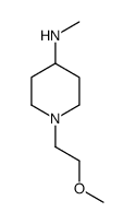 1-(2-Methoxyethyl)-N-methyl-4-piperidinamine结构式