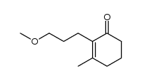 2-(3-methoxypropyl)-3-methyl-2-cyclohexenone Structure