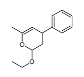 2-ethoxy-6-methyl-4-phenyl-3,4-dihydro-2H-pyran Structure