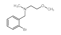 N-(2-Bromobenzyl)-N-(2-methoxyethyl)-N-methylamine结构式