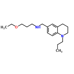 3-Ethoxy-N-[(1-propyl-1,2,3,4-tetrahydro-6-quinolinyl)methyl]-1-propanamine Structure