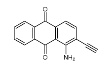 1-amino-2-ethynyl-9,10-anthraquinone Structure
