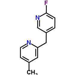2-((2-Fluoropyridin-4-yl)methyl)-4-methylpyridine structure