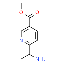 Methyl 6-(1-aminoethyl)nicotinate Structure