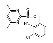 N-(2-chloro-6-methylphenyl)-4,6-dimethylpyrimidine-2-sulfonamide Structure