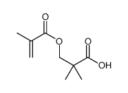 2,2-dimethyl-3-(2-methylprop-2-enoyloxy)propanoic acid Structure