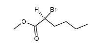 methyl ester of/the/ L(-)-2-bromo-caproic acid Structure