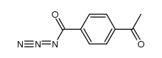 4-acetylbenzoyl azide Structure