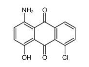 1-amino-5-chloro-4-hydroxyanthraquinone Structure