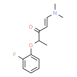 1-(DIMETHYLAMINO)-4-(2-FLUOROPHENOXY)-1-PENTEN-3-ONE structure