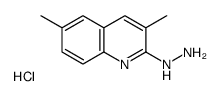 3,6-Dimethyl-2-hydrazinoquinoline hydrochloride structure