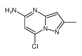 7-chloro-2-methylpyrazolo[1,5-a]pyrimidin-5-amine结构式