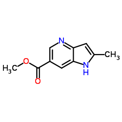 2-Methyl-4-azaindole-6-carboxylic acid methyl ester Structure