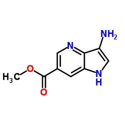 3-Amino-4-azaindole-6-carboxylic acid Methyl ester Structure