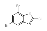 5,7-二溴-2-氯苯并[d]噻唑结构式