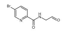 5-bromo-N-(2-oxoethyl)picolinamide结构式