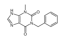 1-benzyl-3-methyl-7H-purine-2,6-dione Structure