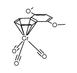 (5,8-dimethoxynaphthalene)Cr(CO)3结构式