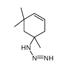 5-(aminodiazenyl)-3,3,5-trimethylcyclohexene结构式