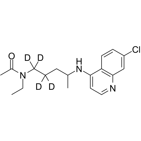 N-Acetyl(mono)desethylchloroquine-d4 picture