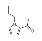 Ethanone, 1-(1-propyl-1H-pyrrol-2-yl)- (9CI) structure