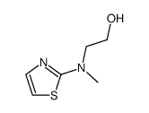 Ethanol,2-(methyl-2-thiazolylamino)- structure