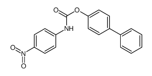 (4-phenylphenyl) N-(4-nitrophenyl)carbamate结构式