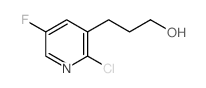 3-(2-Chloro-5-fluoropyridin-3-yl)propan-1-ol structure