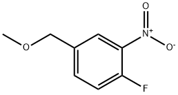 1-氟-4-(甲氧基甲基)-2-硝基苯结构式