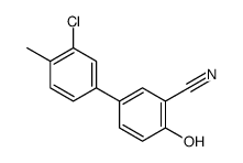 5-(3-chloro-4-methylphenyl)-2-hydroxybenzonitrile结构式